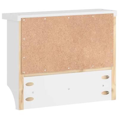 Wandkapstok SANDNES wit 45x12x35 cm massief grenenhout Wandkapstok SANDNES wit 45x12x35 cm massief grenenhout