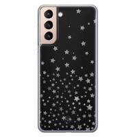 Samsung Galaxy S21 siliconen hoesje - Falling stars - thumbnail