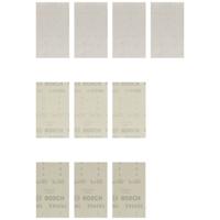 Bosch Accessories EXPERT M480 2608901205 Schuurnetset Geperforeerd Korrelgrootte (num) 80, 80, 80, 80, 120, 120, 120, 180, 180, 180 (l x b) 133 mm x 80 mm 10 - thumbnail
