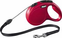 flexi New Classic M touw 5 m rood voor honden tot 20 kg - thumbnail