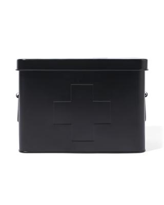 HEMA Medicijnbox klein zwart 14.5x23x16 (zwart)