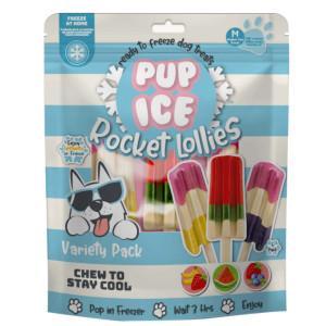 Pup Ice Rocket Lollies M variatiepak hondenijsjes Per verpakking (5 stuks)