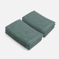 Walra Remade Cotton Gastendoekje 30 x 50 cm 550 gram Donker Groen - 6 stuks - thumbnail