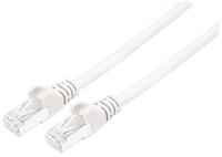 Intellinet 741903 RJ45 Netwerkkabel, patchkabel CAT 6a (losse kabel CAT 7) S/FTP 0.25 m Wit Halogeenvrij 1 stuk(s) - thumbnail