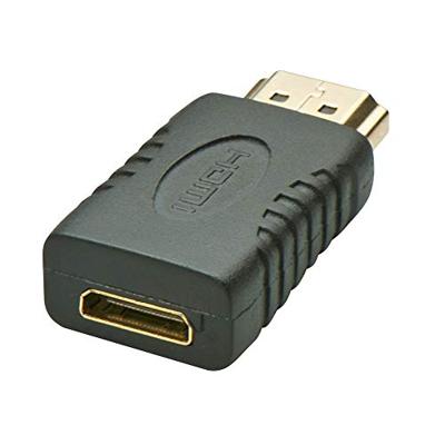 LINDY 41208 HDMI Adapter [1x HDMI-stekker - 1x HDMI-bus, mini] Zwart