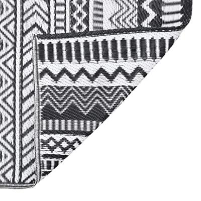 Buitenkleed polypropeen 190x290 cm zwart Buitenkleed polypropeen 190x290 cm zwart