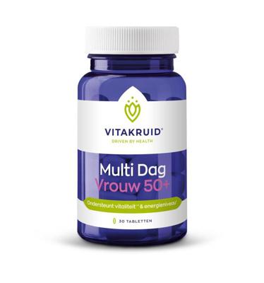 Vitakruid Multi Dag Vrouw 50+ 100% Vegan 30 Vitakruid Multi Dag Vrouw 50+ 100% Vegan 30
