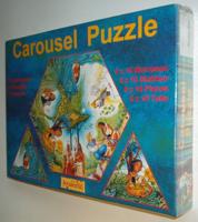 Jonotoys Carousel puzzel - pocahontas - 6 x 16 stukjes - thumbnail