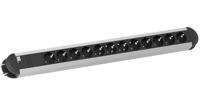 BACHMANN PRIMO stekkerdoos 12x geaard contact, aluminium, 1,75 m - thumbnail