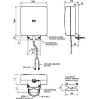 Wittenberg Antennen WB 24 Wand-/mastantenne GSM, UMTS, LTE, 5G - thumbnail
