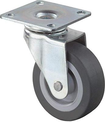 BS Rollen Zwenkwiel | wiel-d. 50 mm draagvermogen 40 kg | met schroefplaat | rubber grijs | 1 stuk - F26.051 F26.051 BS Rollen Zwenkwiel | wiel-d. 50 mm draagvermogen 40 kg | met schroefplaat | rubber grijs | 1 stuk - F26.051 F26.051