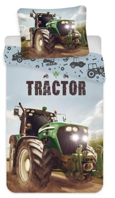 Dreamee Dekbedovertrek Tractor groen 140 x 200 cm 70 x 90 cm - 100% polyester Dreamee Dekbedovertrek Tractor groen 140 x 200 cm 70 x 90 cm - 100% polyester