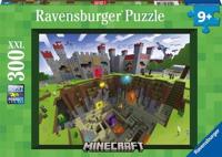 Ravensburger puzzel Minecraft Cutaway 300 XXL stukjes - thumbnail
