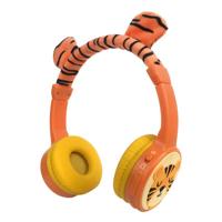 Mobilize Wireless/Wired Over Ear Kids Headphone 85dB Tiger - thumbnail