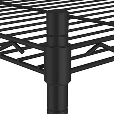 VidaXL Opbergrek 3-laags 150 kg 60x35x76 cm zwart