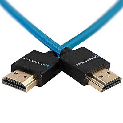 Kondor Blue HDMI naar HDMI 16" dun gevlochten kabel voor on-camera monitoren