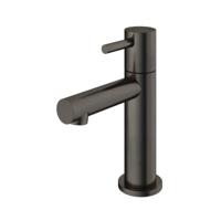 Fonteinkraan Hotbath Dude 1-hendel Recht 14.8 cm Rond Verouderd IJzer - thumbnail