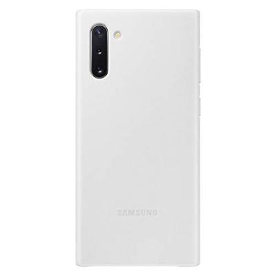 Leather Cover EF-VN970 - Achterzijde behuizing voor mobiele telefoon - leer - wit - voor Galaxy Note 10 (Unlocked), Note10 Leather Cover EF-VN970 - Achterzijde behuizing voor mobiele telefoon - leer - wit - voor Galaxy Note 10 (Unlocked), Note10