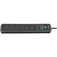 Brennenstuhl 1159540366 PDU Stekkerdoos | Secure-Tec | 6 Sockets | Overspanningsbeveiliging | Schakelaar | Zwart | 2 meter - thumbnail