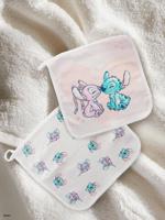Set van 3 washandjes Disney® LILO & STITCH wit - thumbnail