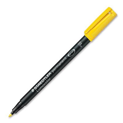 Permanente markeerstift Staedtler 318 F Geel 0,6 mm (10 Stuks)