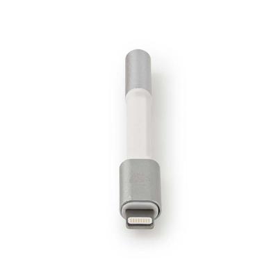 Audioadapter | 8-pins Lightning male naar 3,5 mm female | Hoofdtelefoon naar Apple-apparaat