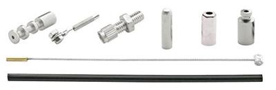 Elvedes Versnellingskabelset 1700 / 2250 mm universeel sturmey archer verzinkt - zwart (op kaart)