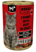 Chunks cat adult beef 415g Rokus Malanico - Malanico - thumbnail