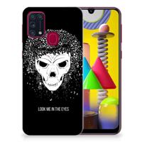 Silicone Back Case Samsung Galaxy M31 Skull Hair - thumbnail