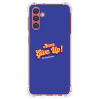 Samsung Galaxy A13 5G | A04s Telefoonhoesje met tekst Never Give Up - thumbnail