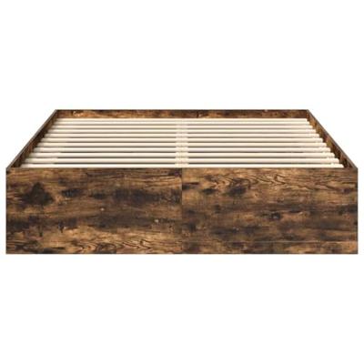 Bedframe gerookt eikenkleurig 140x190 cm