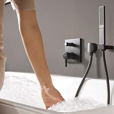 Afbouwdeel Badmengkraan Inbouw Finoris HansGrohe Eengreeps Mat Zwart