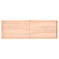 VidaXL Wastafelblad 180x60x(2-4) cm onbehandeld massief hout - thumbnail