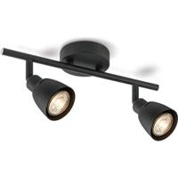 Light depot - LED opbouwspot Aka 2L - 32,5 cm - zwart - Outlet - thumbnail