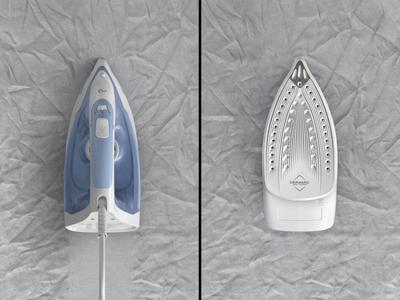Tefal FV2C41 Stoomstrijkijzer Blauw - thumbnail