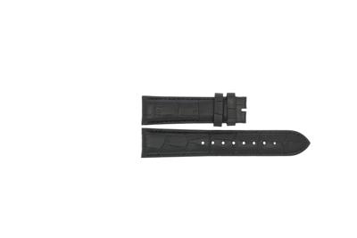 Esprit horlogeband ES102481002 Leder Zwart 22mm + zwart stiksel Esprit horlogeband ES102481002 Leder Zwart 22mm + zwart stiksel