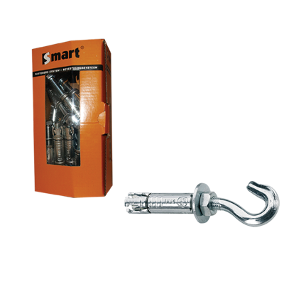 pgb-Europe SMART | Keilbouthuls + haak M6x70 Zn | 15 st SM00TR001060070E