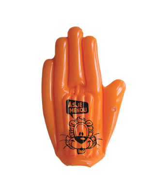Juichhand Loeki De Leeuw Oranje WK/EK