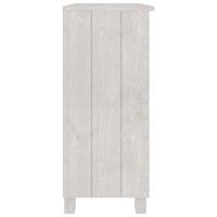 Dressoir 85x35x80 cm massief grenenhout wit - thumbnail