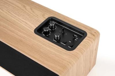 THOMSON Woonluidspreker, Bluetooth 5.3, 150 W, muziek, 60 W, RMS van hout, afstandsbediening, WS852