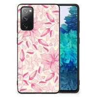 Samsung Galaxy S20 FE Bloemen Hoesje Pink Flowers - thumbnail