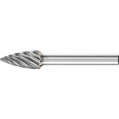 PFERD TOOLS 21122682 Freesstift Spitsboog Lengte 60 mm Afmeting, Ø 10 mm Werklengte 20 mm Schachtdiameter 6 mm