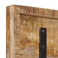 VidaXL Wandkapstok met 5 haken massief mangohout - thumbnail