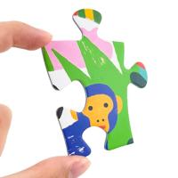 Puzzelgalerij 100 stuks - jungle DJECO meerkleurig - thumbnail