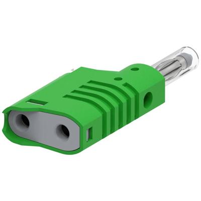 Electro PJP 1089-CD1-V Banaanstekker Stekker, recht Stift-Ø: 4 mm Groen 1 stuk(s)