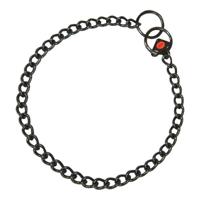 Hondenhalsband Hs Sprenger Zwart 2,5 mm Schakels Kort (45cm) - thumbnail