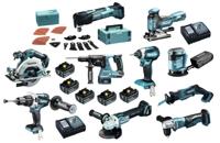 Makita DLX1009TJ1 Accu Combiset 10-delig 18V 5.0Ah in Mbox - thumbnail