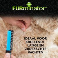 FURminator 2 in 1 - furminator voor het verwijderen van klitten en styling voor honden - thumbnail