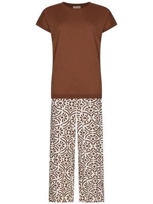 Pastunette pyjama katoen bruin
