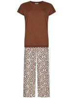 Pastunette pyjama katoen bruin - thumbnail